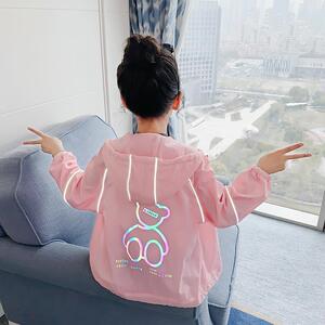 女童防晒衣薄款2023新款夏装中大儿童洋气外套透气防紫外线防晒服