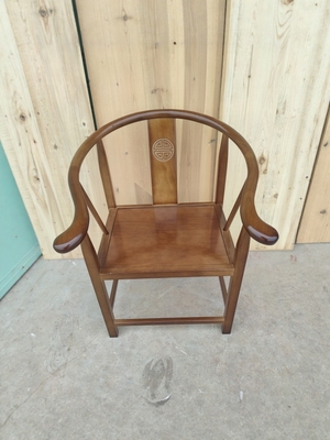 新中式实木圈椅围椅方脚官帽椅扶手靠背椅简约茶椅休闲椅太师椅子