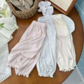 子洋气薄款 防蚊裤 2025夏季 女童抖抖裤 外穿百搭 新款 女童宝宝冰爽裤