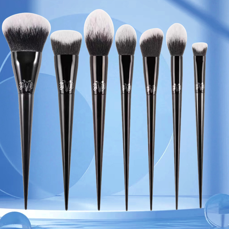 kvd40遮瑕刷双面坡形无痕粉底刷散粉刷腮红刷软毛不扎脸化妆刷子