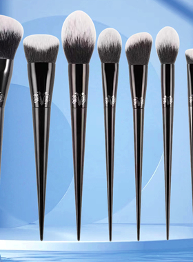 kvd40遮瑕刷双面坡形无痕粉底刷散粉刷腮红刷软毛不扎脸化妆刷子