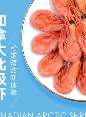 北极甜虾加拿大野生腹籽冷冻