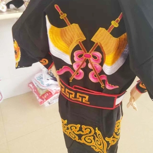 潮汕英歌舞服装李逵角色舞台表演演出服游神赛龙舟服装英歌服套装