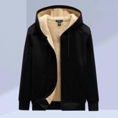 男人干活穿 加厚外套 加绒卫衣男耐磨耐脏上班工地工作上衣服开衫