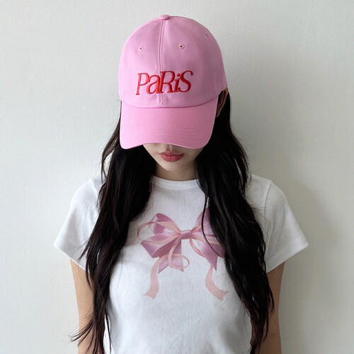 帽子百搭男女通用春夏遮阳时尚PARIS鸭舌帽潮韩国MILLITAGE棒球帽