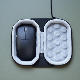 适用兰族亚特兰蒂斯mini 玛雅 荆棘无线鼠标收纳盒防刮耐磨鼠标包