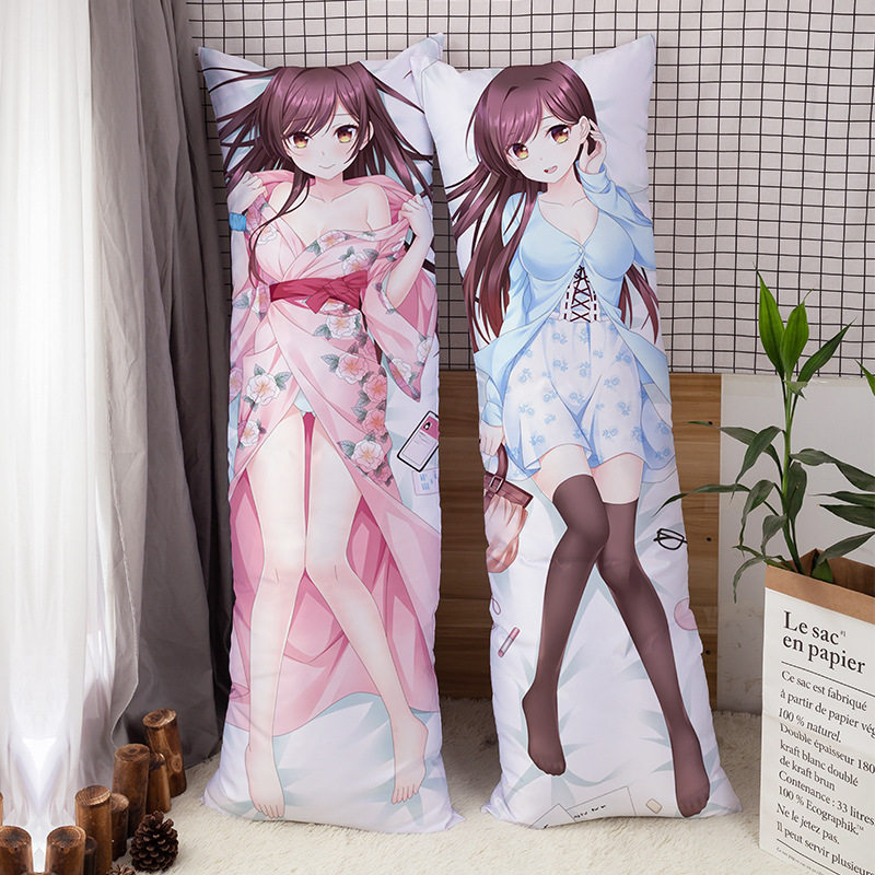 租借女友系列 日本动漫双面等身宅男抱枕来图定制加工