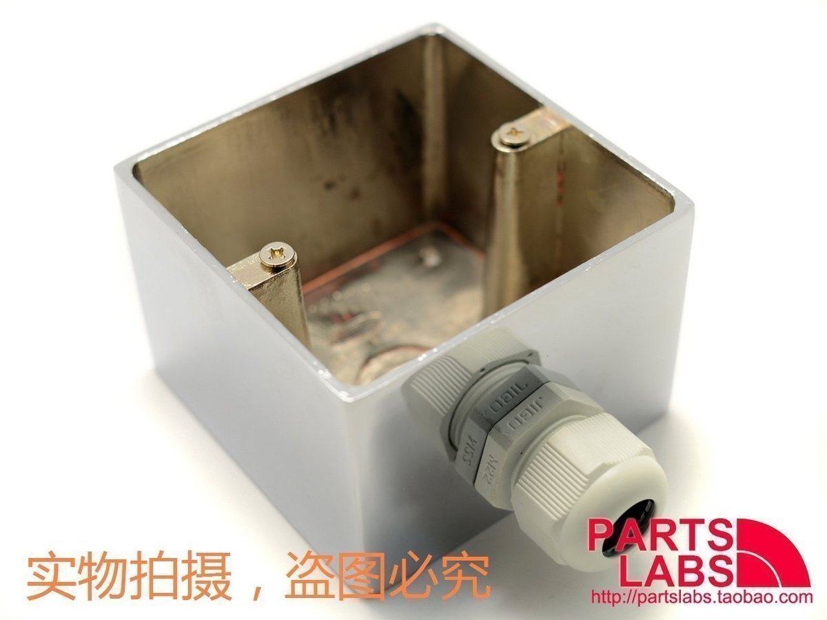 高品质 86*86mm 正方形 美标插座 电源底盒  86面板