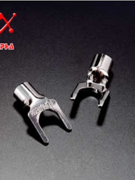 原装 古河 FURUTECH FP203 镀金\镀铑 喇叭线Y插 音箱线Y叉