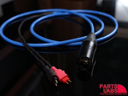 CARDAS 原装4芯线 DIY  HD650 HD800 耳机 平衡 升级线