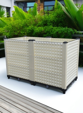 【高52cm特深种植箱】九度菜园阳台特大花盆 种植竹子月季三角梅