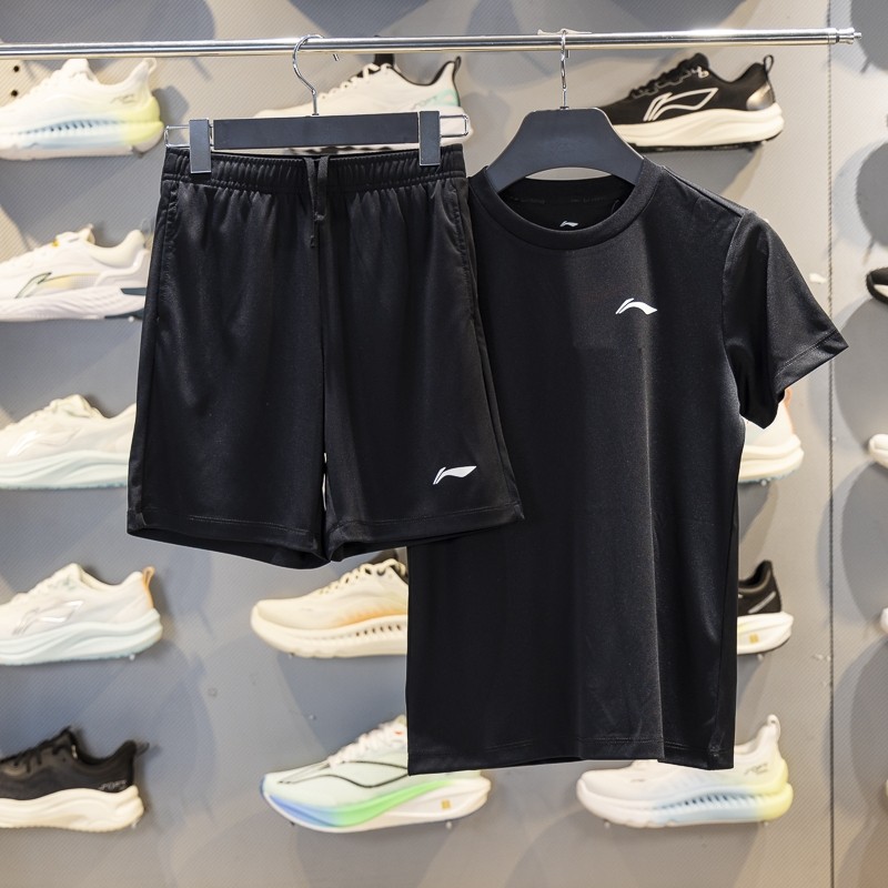 李宁儿童比赛套装2025夏季新款男大童速干凉爽短袖短裤YATV102,运动服/休闲服装,运动套装,淘宝优惠券,粉丝福利购,淘宝优惠卷