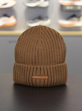 李宁男女同款针织帽2024秋季新款CF溯柔软抗静电毛线帽AMZU085