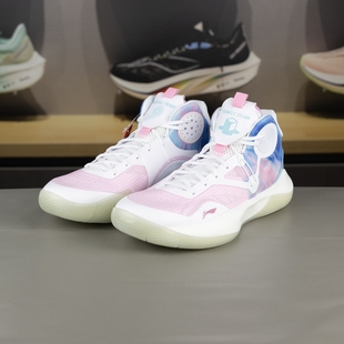 男子中帮减震回弹篮球场地鞋 新款 ABPU043 2024春季 李宁篮球鞋