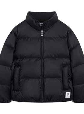 李宁反伍BADFIVE物极必反男子反光宽松鸭绒短羽绒服AYMS123