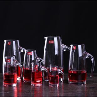 包邮水晶玻璃白酒分酒器醒酒器分酒壶烈酒公杯红酒杯凉水壶
