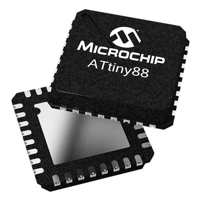 ATTINY88-MUR QFN-32  Microchip (微芯) 微控制器 IC =MSD