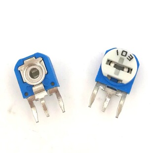 精密龙插件可调电阻 =CLF RM065 105 25% 100mW OHM