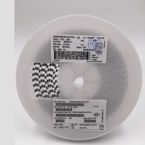 16V 47UF C型6032 10% 293D476X9016C2TE3威世Vishay贴片钽电容