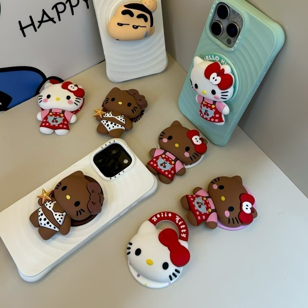 【泡泡骚手机壳】hellokitty强磁吸苹果手机壳iphone16promax/15pro/14/13手机保护套防摔潮流手机壳苹果15