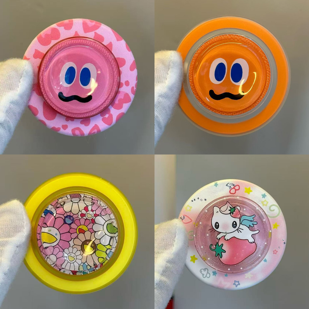 泡泡骚通用手机气囊支架啪嗒磁吸支架可伸缩适配popsockets太阳花