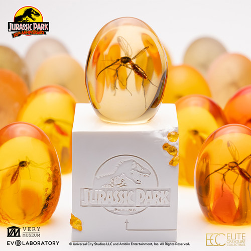 VM非常博物馆侏罗纪系列象蚊琥珀