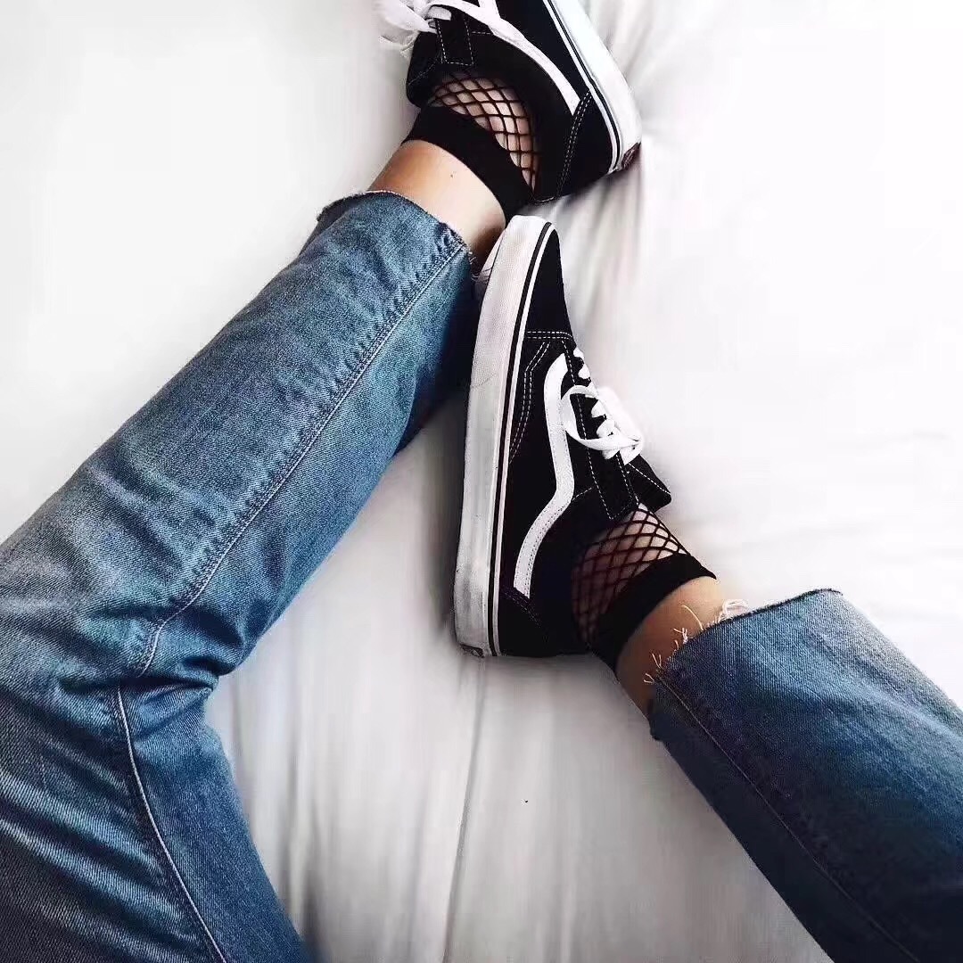 10-21新券Vans old skool os sk8 黑白低帮高帮经典款帆布鞋男女滑板鞋