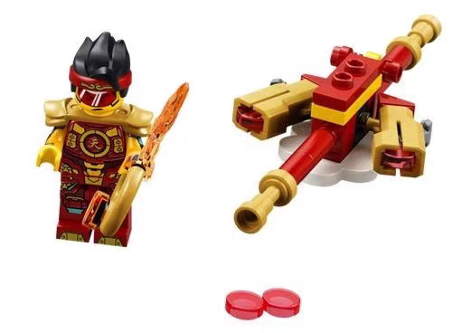 乐高 lego 悟空小侠 人仔 mk074 悟空 80034 全新 含飞行器图片