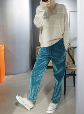 final sale!  水洗丝绒西装与裤子