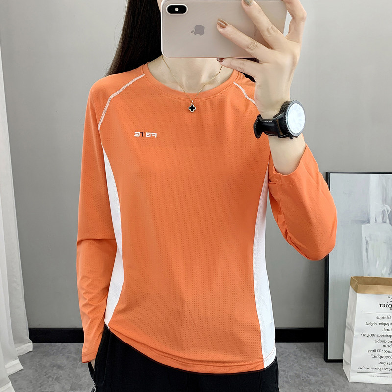 特价长袖速干衣T恤女户外跑步健身弹力轻薄透气圆领快干运动上衣,户外/登山/野营/旅行用品,速干T恤,淘宝优惠券,粉丝福利购,淘宝优惠卷
