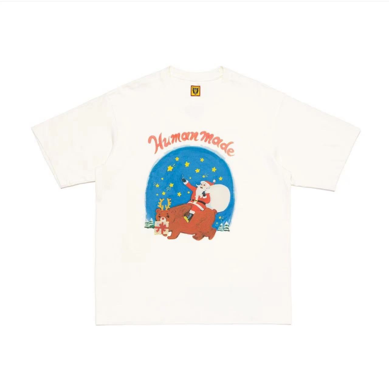 现货日本HUMAN MADE KEIKO SOOTOME T-SHIRT圣诞老人插画T恤