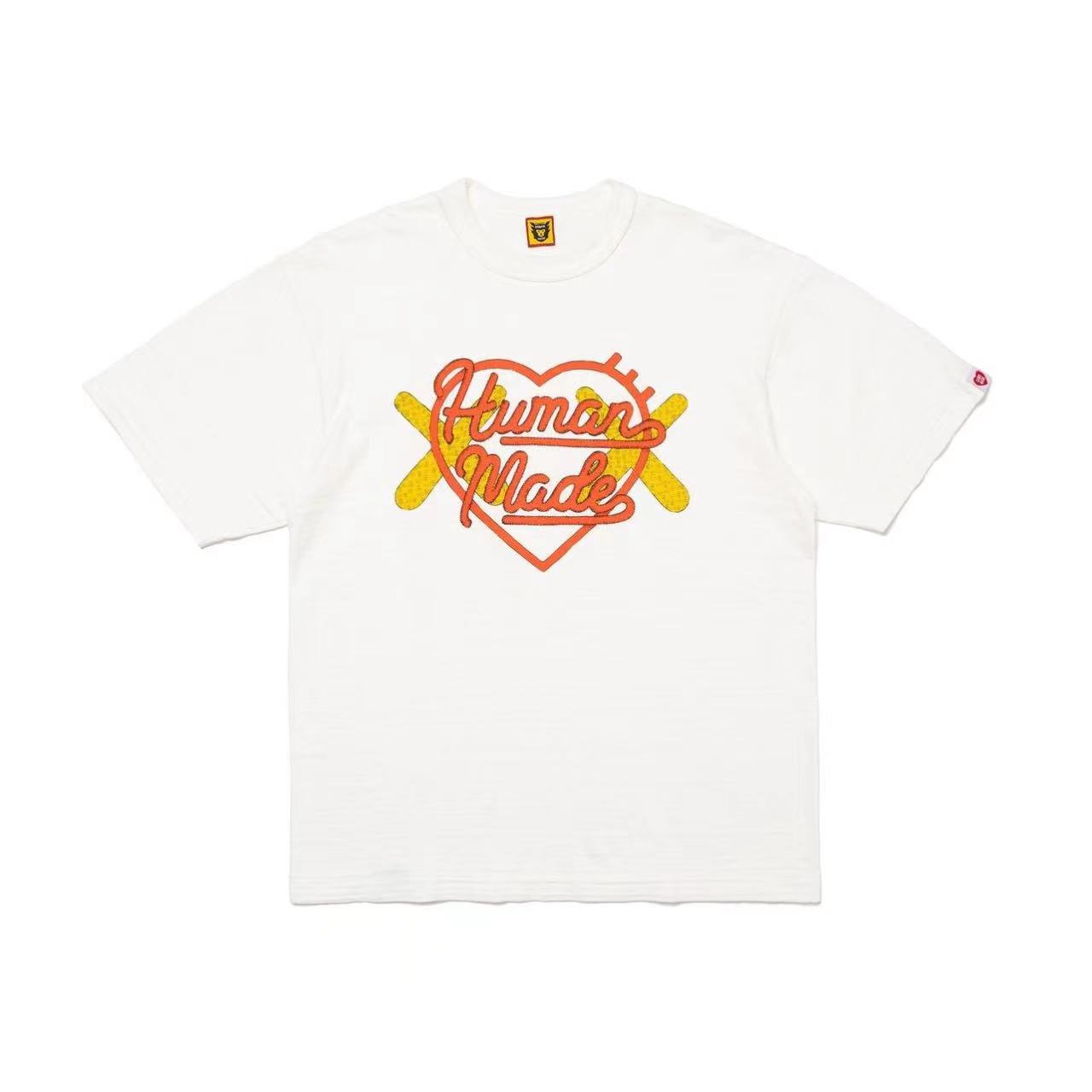 现货日本HUMAN MADE GRAPHIC T-SHIRT KAWS联名款爱心X短袖T恤