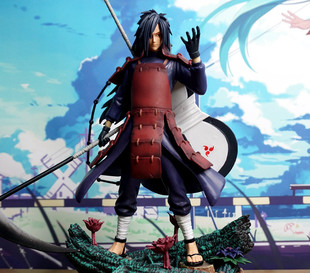 火影忍者gk手办秽土转生幕后双头雕宇智波斑动漫公仔摆件模型景品