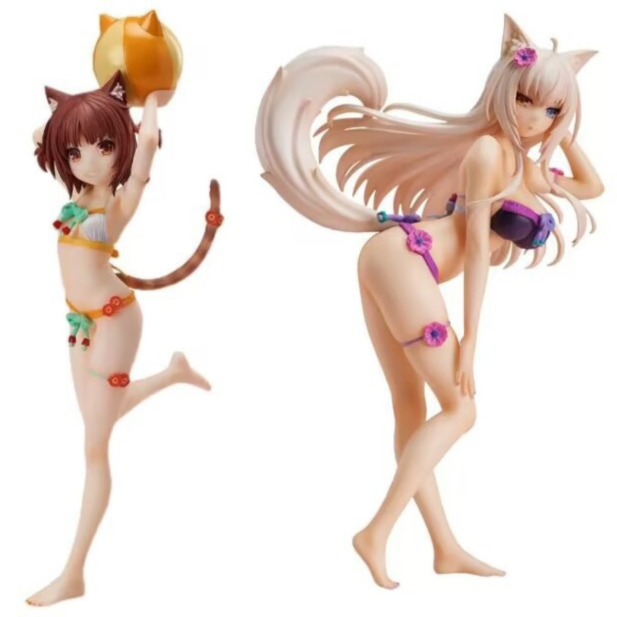 猫娘乐园 nekopara 巧克力与香草红豆椰子泳装水着二次元手办模型