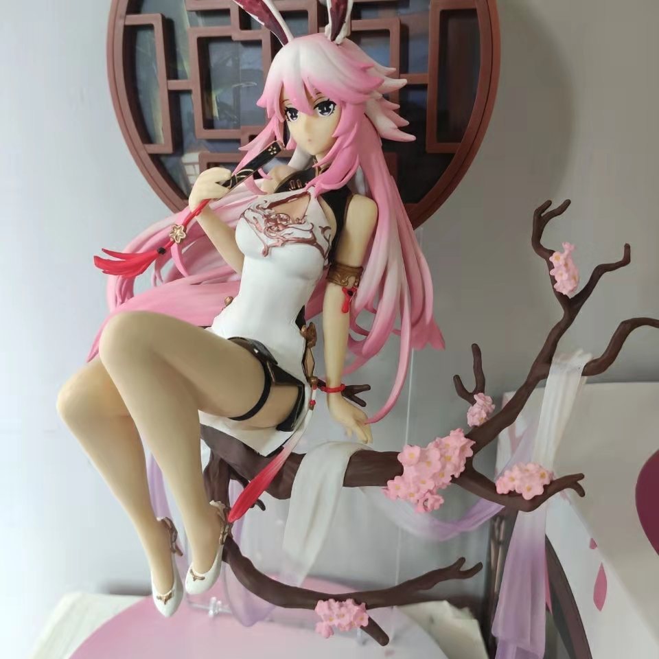 崩坏的学园3 旗袍 八重樱 中国风限定 美少女 坐姿 手办 模型摆件