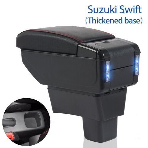 适用于Suzuki Swift armrest box海外专用汽车扶手箱储物箱配件