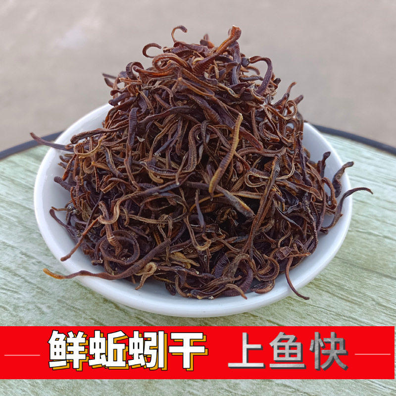 鲜蚯蚓干饵料窝料添加剂腥味鲫鲤草野钓黑坑垂钓四季湖库池塘通用