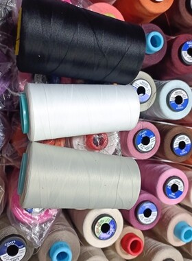 高士低弹锁边线 黑白色灰白色韧性好锁边低弹线家用手工制衣