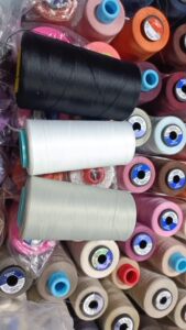 高士低弹锁边线黑白色灰白色韧性好锁边低弹线家用手工制衣