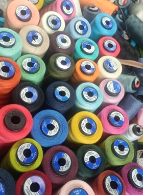 蓝标403包芯线高士缝纫线厚料冬天衣服用线大衣韧性好强度高进口