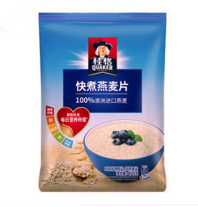 桂格 即食快煮燕麦片400g 水果/坚果混合麦片