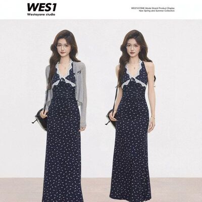 WESTAYONE防晒开衫针织连衣裙夏