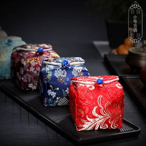 精品手工棉麻包包功夫茶具布袋