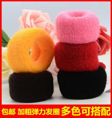 加粗无接缝橡皮筋耐用包邮发绳