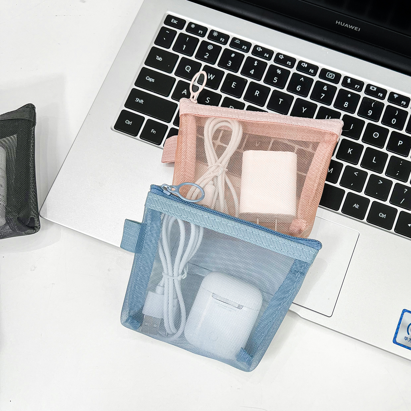 数据线收纳包透明便携随身多功能