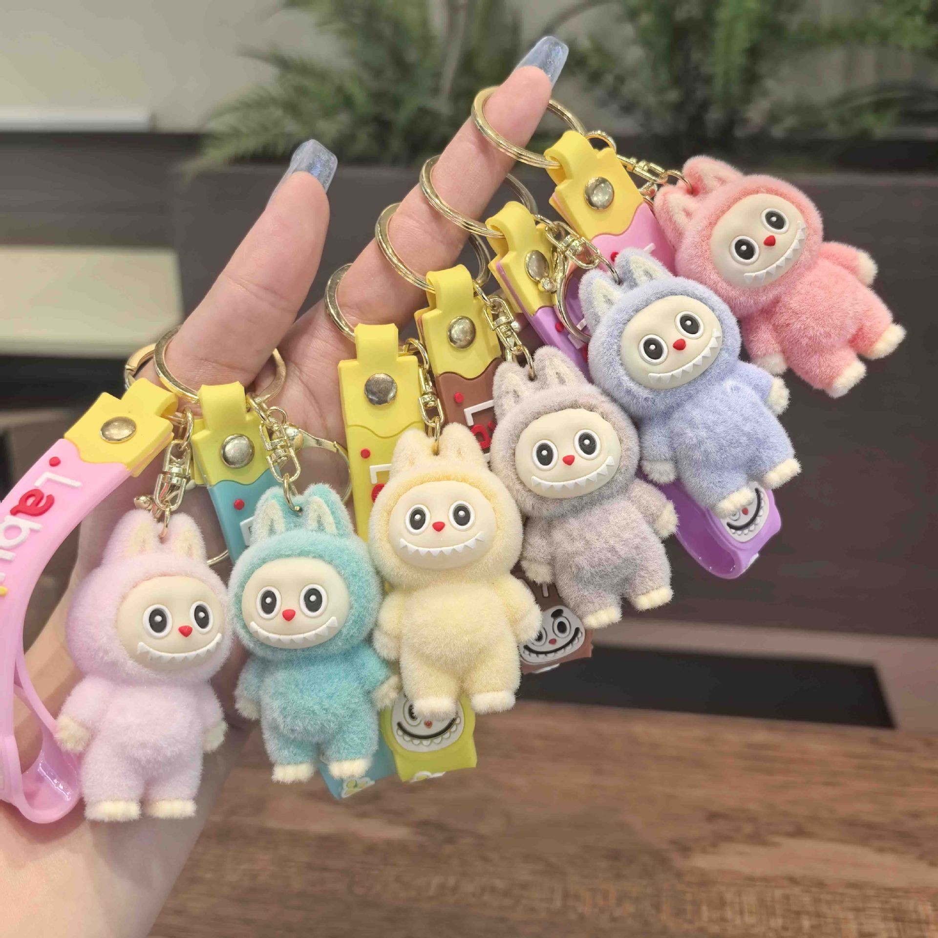 植绒拉布布钥匙扣小礼品实用赠品