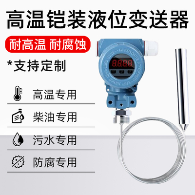 铠装高温款液位变送器投入式