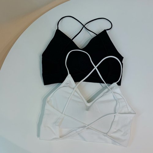 **Actual price**~Real shot of thin strap double cross beautiful back big backless sexy short camisole for women