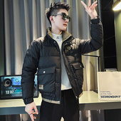 外套男冬装 立领潮流休闲羽绒棉服新款 男士 潮牌痞帅工装 冬季 棉袄子