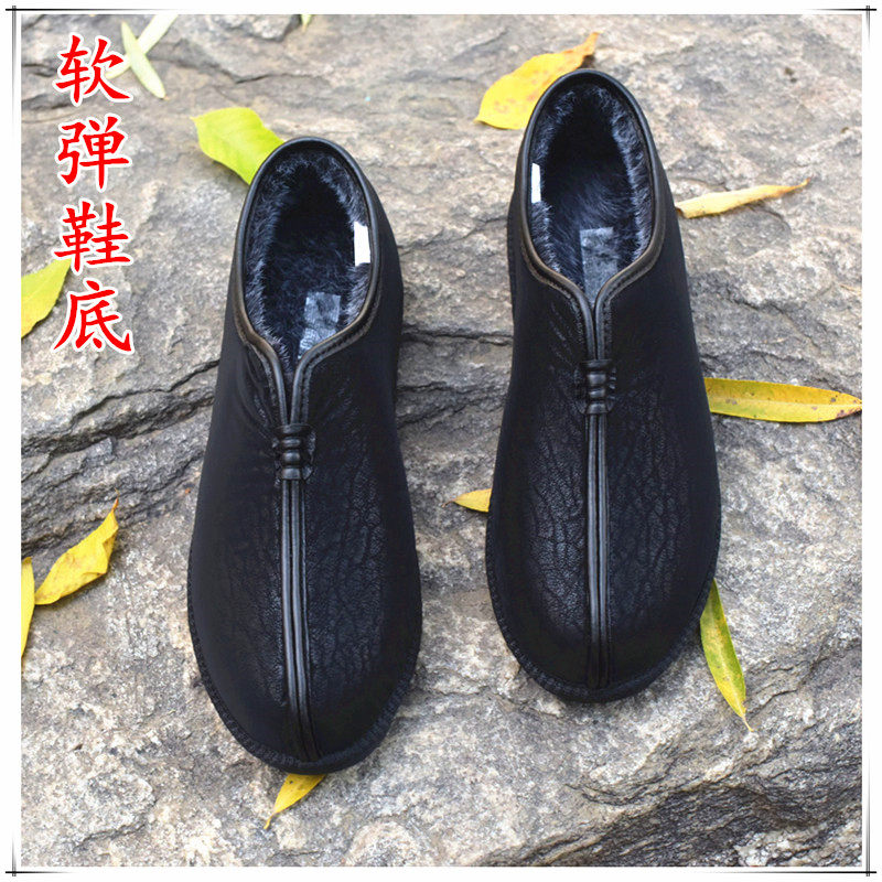 中国风男棉鞋一道脸棉鞋洒鞋